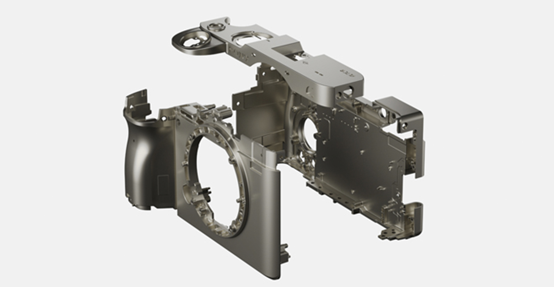 鎂合金框架零件分解示意圖