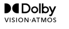 Dolby Vision 和 Dolby Atmos 標誌