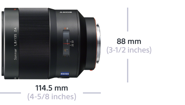 SAL135F18Z | α Lenses | Sony Taiwan