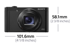 WX800 Compact High-zoom Camera | 4K Recording & Touch Screen